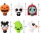 Disney Tim Burton's The Nightmare Before Christmas Mini Christmas Ornaments